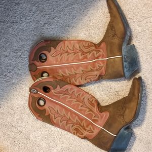 Tony Lama cowboy boots leather 10D mens